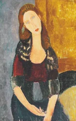 Jeanne Hébuterne, seduta